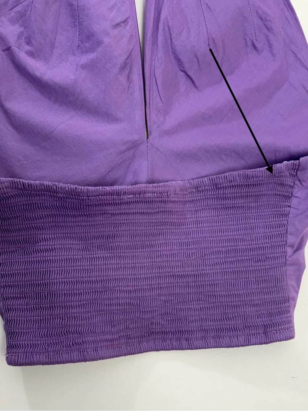 STAUD Kai Amethyst/Purple Crossover Tie Halter Top Sz XS - Picture 11 of 11
